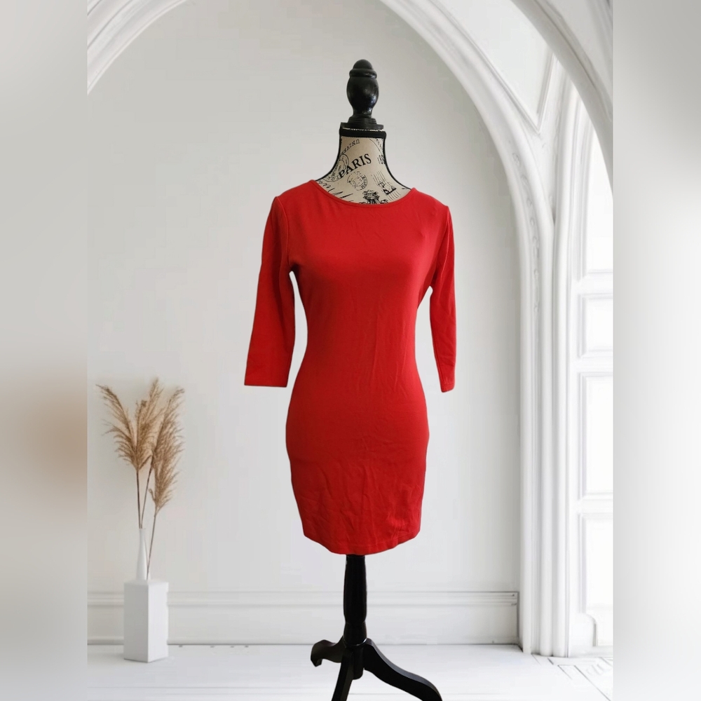 Elegant Red Women's Dress